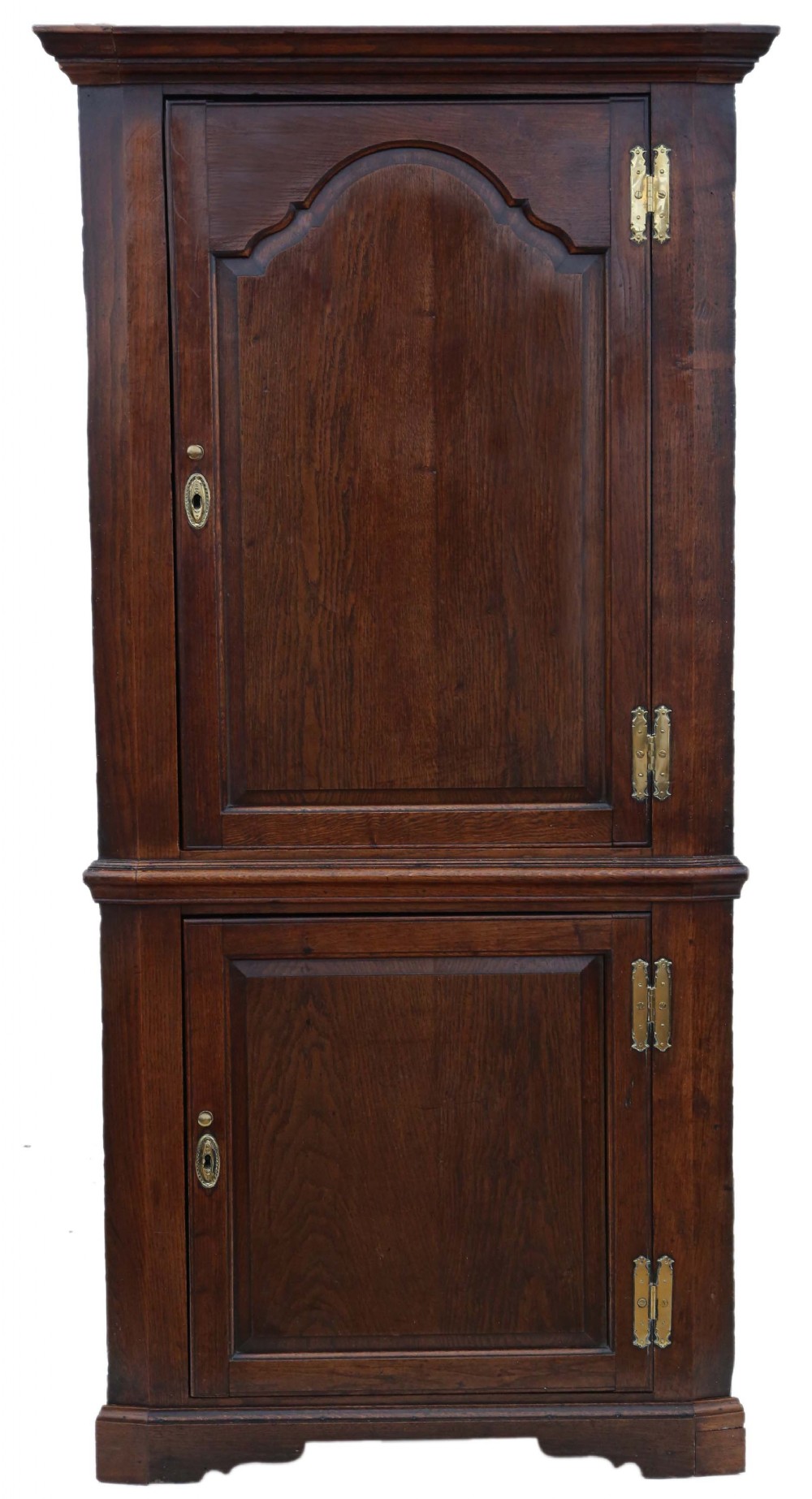 Georgian oak full height corner cupboard