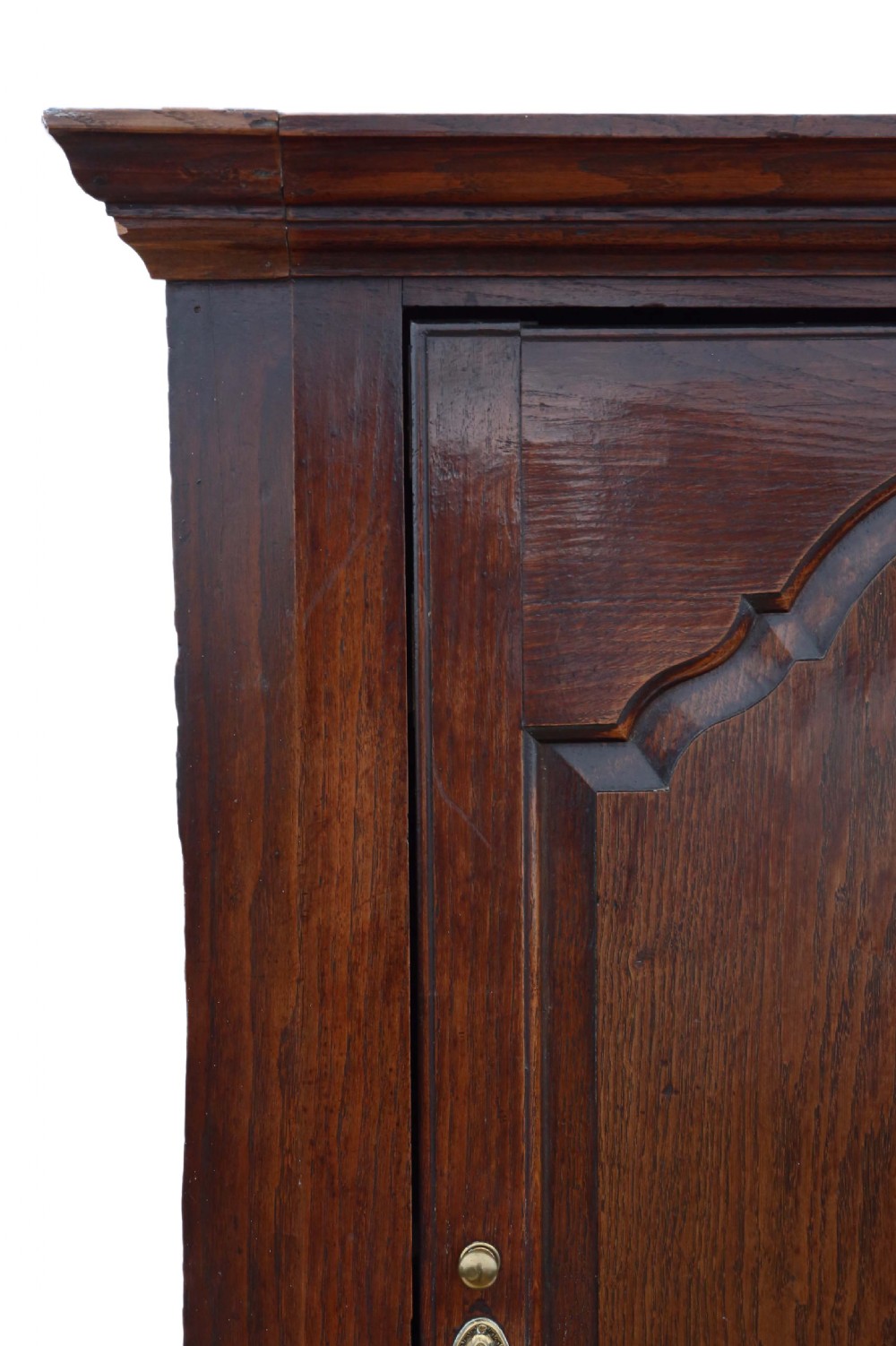 Georgian oak full height corner cupboard View III