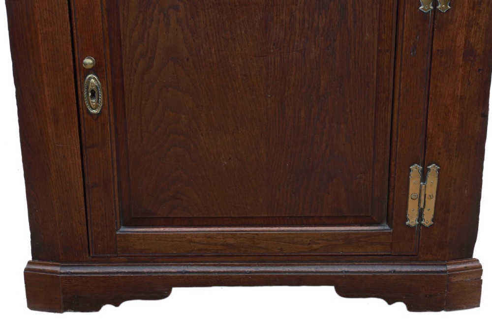 Georgian oak full height corner cupboard View IV