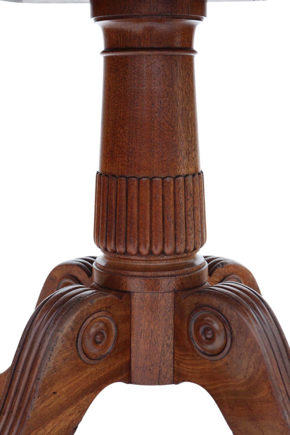 Regency inlaid mahogany loo breakfast table tilt top View VIII