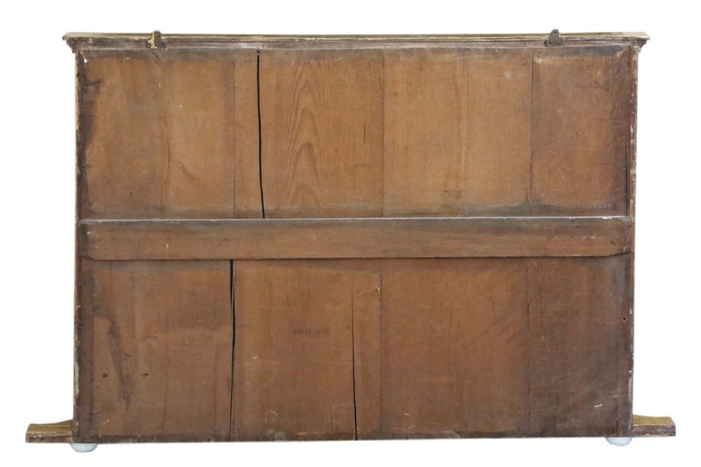 19th Century large gilt wall overmantle mirror View VI