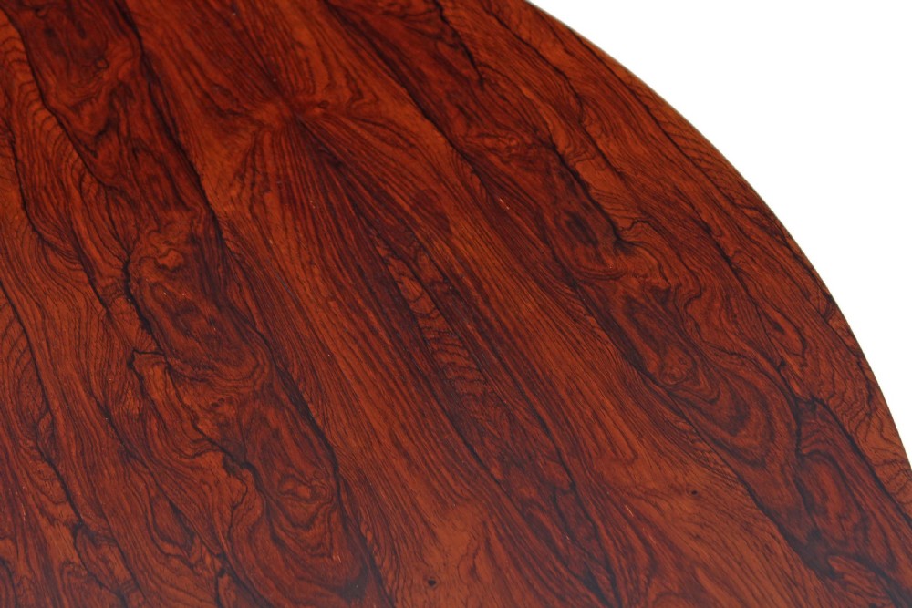 ANTIQUE FINE QUALITY VICTORIAN 19C ROSEWOOD TILT TOP TABLE View VII