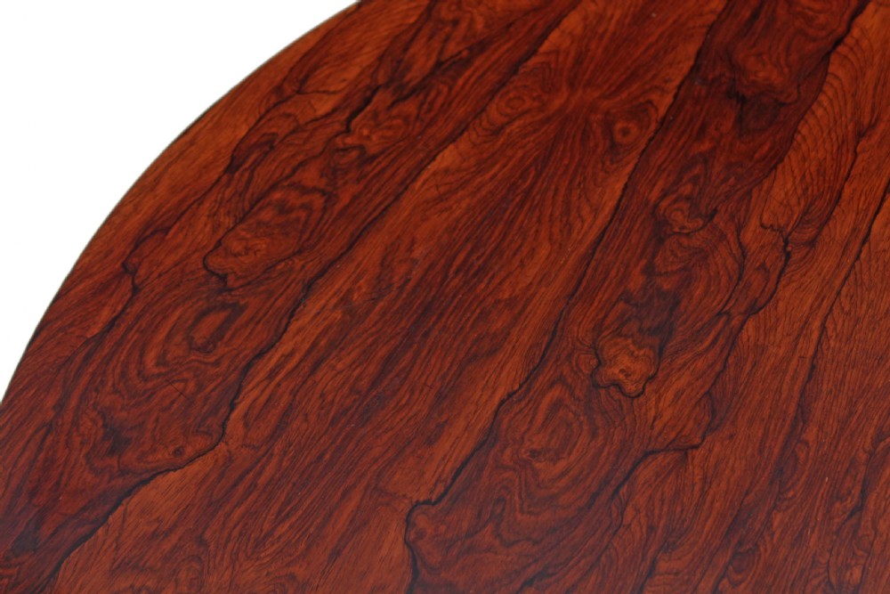 ANTIQUE FINE QUALITY VICTORIAN 19C ROSEWOOD TILT TOP TABLE View VIII