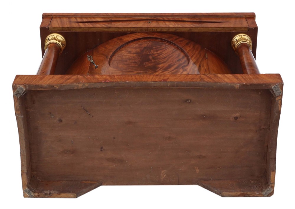 ANTIQUE QUALITY MAHOGANY REGENCY REVIVAL CONSOLE TABLE C1920 View VI