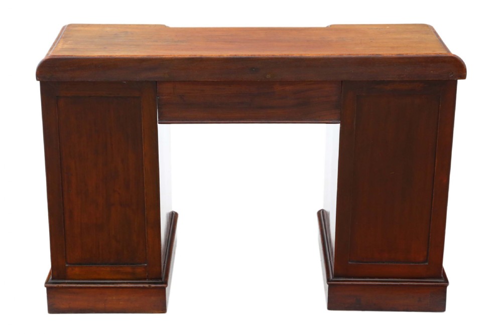 ANTIQUE QUALITY VICTORIAN MAHOGANY DESK  View VIII