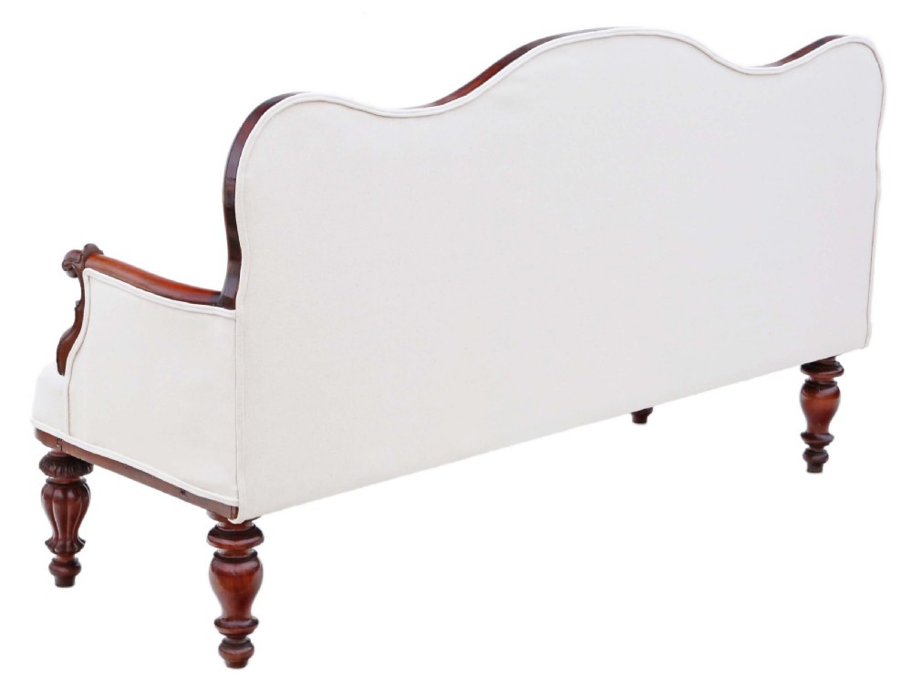 Antique very fine quality Pair of 19th Century mahogany sofas View III