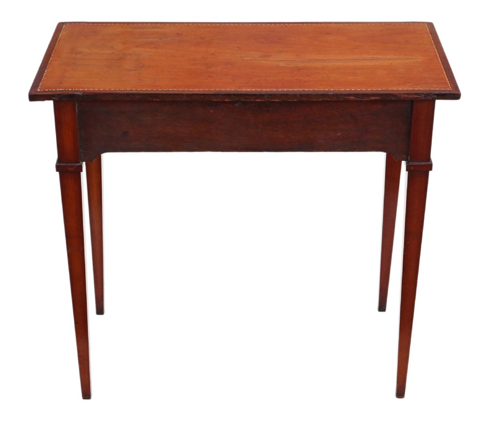 Georgian inlaid mahogany writing table View VII