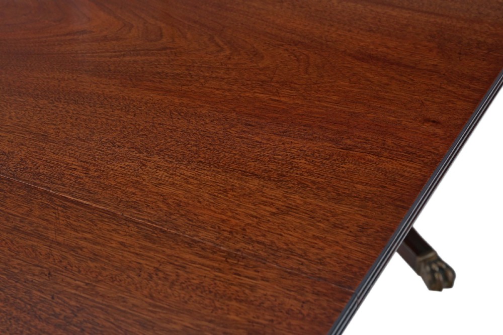 Very large mahogany extending dining table View V