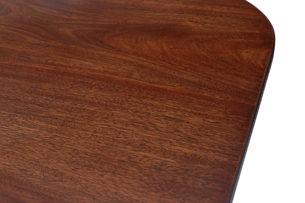 Very large mahogany extending dining table View VI