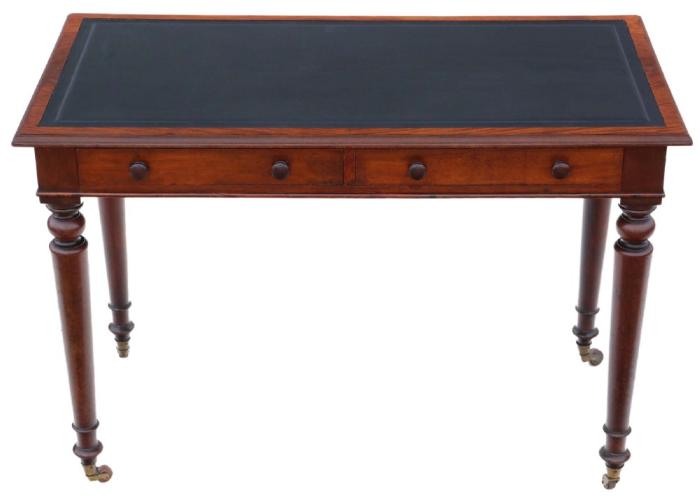 Antique fine quality 19th Century mahogany writing table C1850