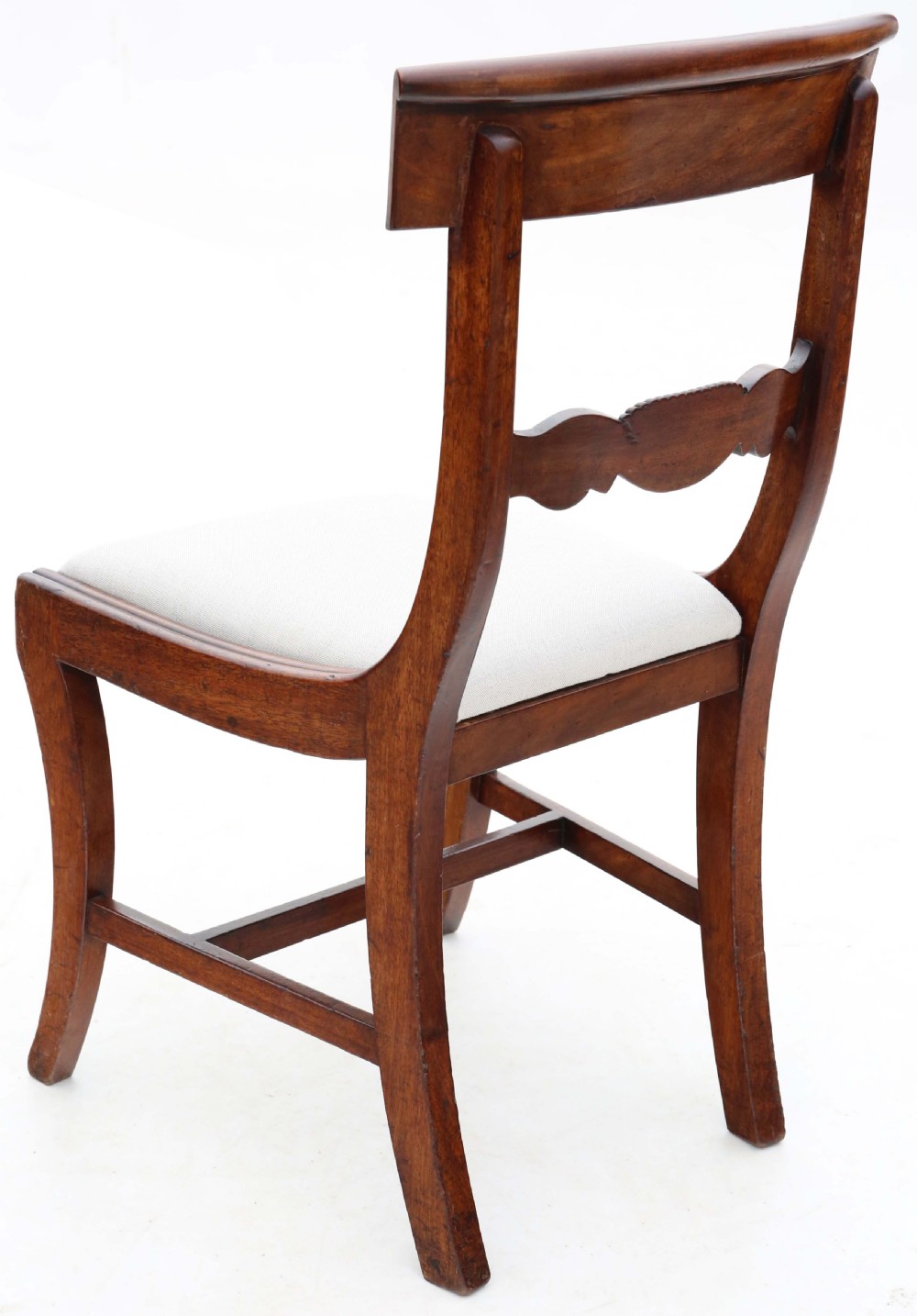 Antique fine quality set of 10 early 19th Century Regency mahogany dining chairs View VI