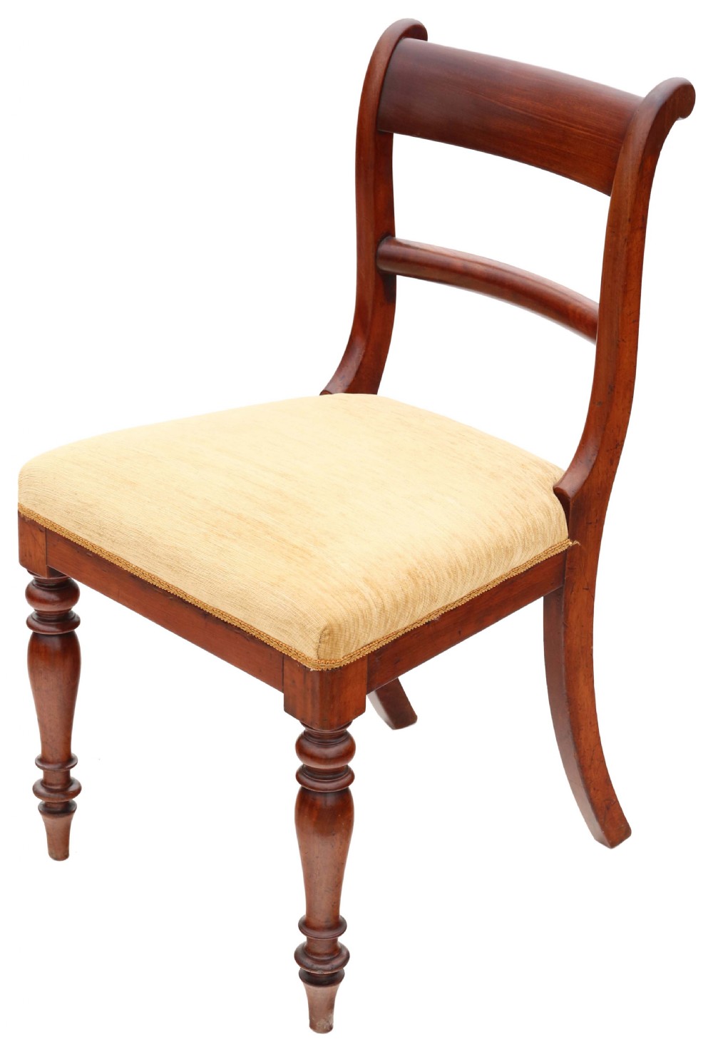 Antique 19th Century fine quality set of 6 mahogany dining chairs View V