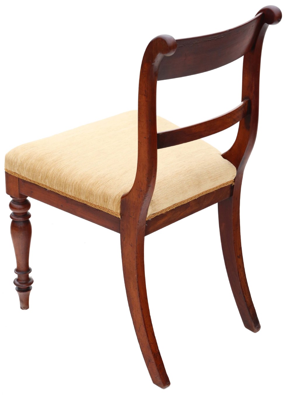 Antique 19th Century fine quality set of 6 mahogany dining chairs View VI