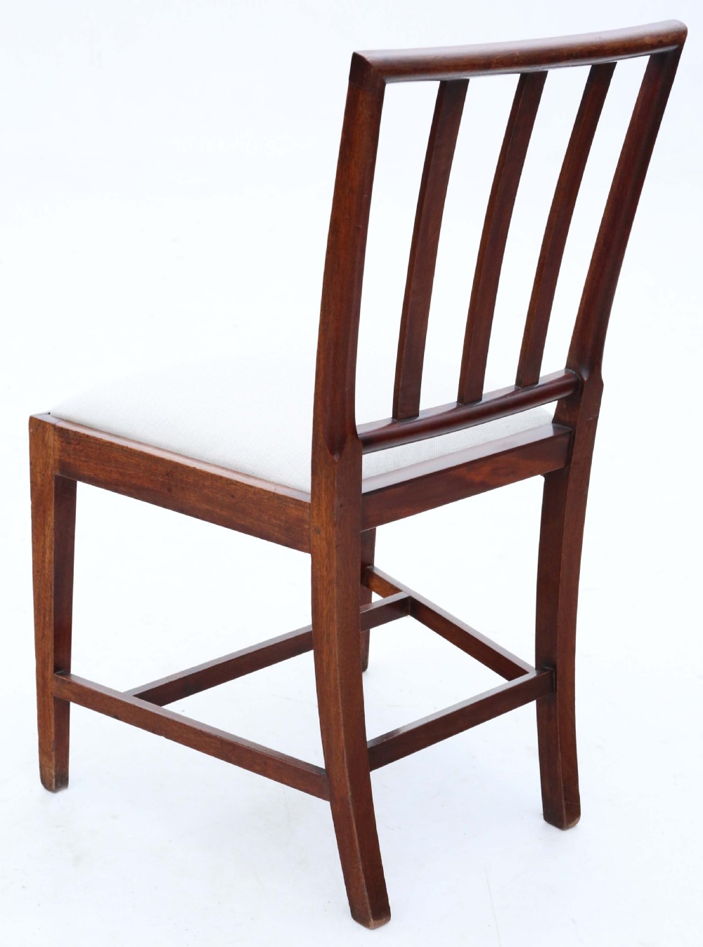 Antique fine quality set of eight (6 plus 2) early 19th Century Regency mahogany dining chairs View VIII