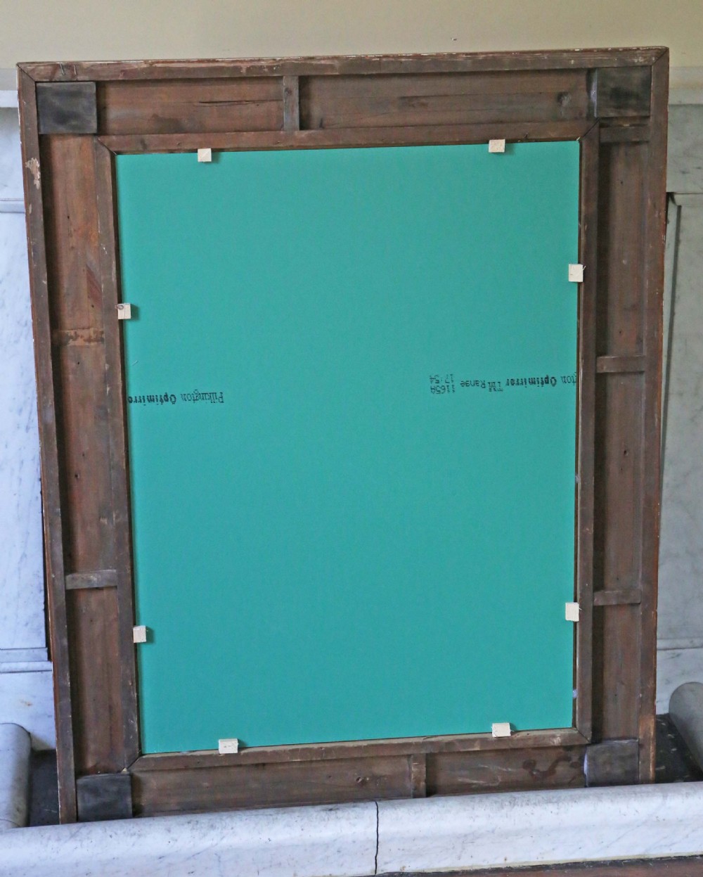 Antique large fine quality 19th Century gilt overmantle wall mirror View VIII