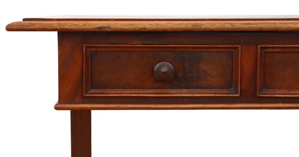 Antique quality 19th Century mahogany writing table View II