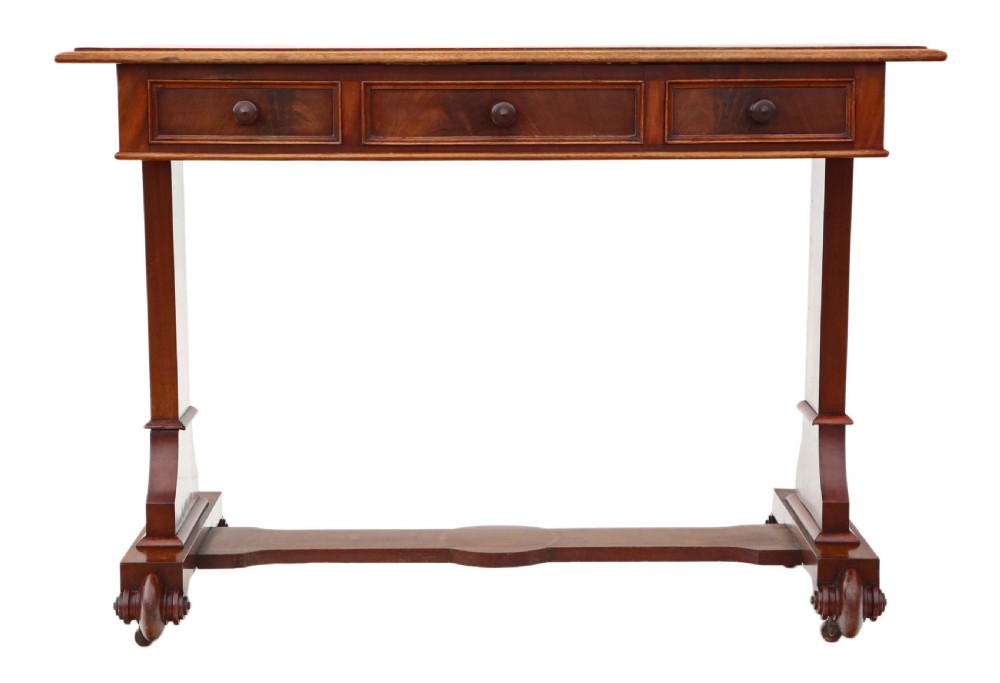 Antique quality 19th Century mahogany writing table View III