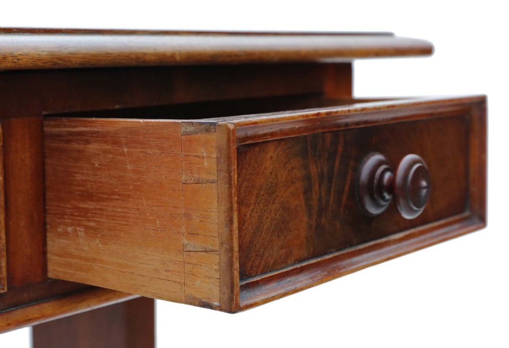 Antique quality 19th Century mahogany writing table View VII