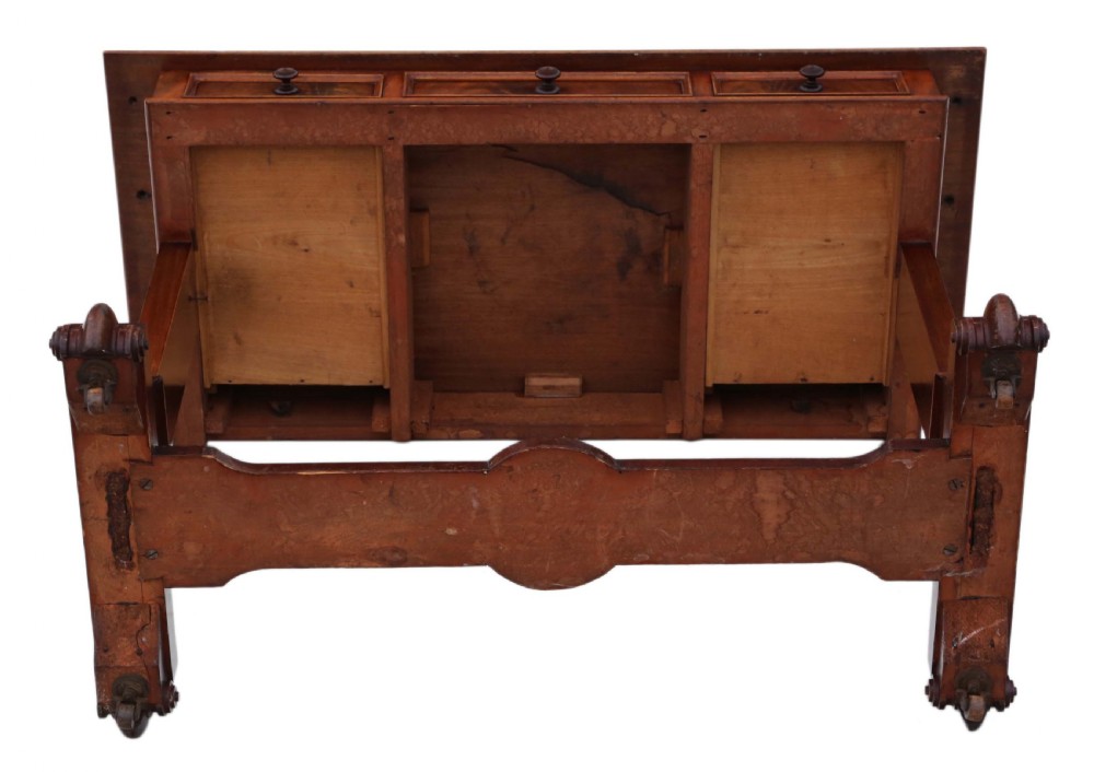 Antique quality 19th Century mahogany writing table View IX