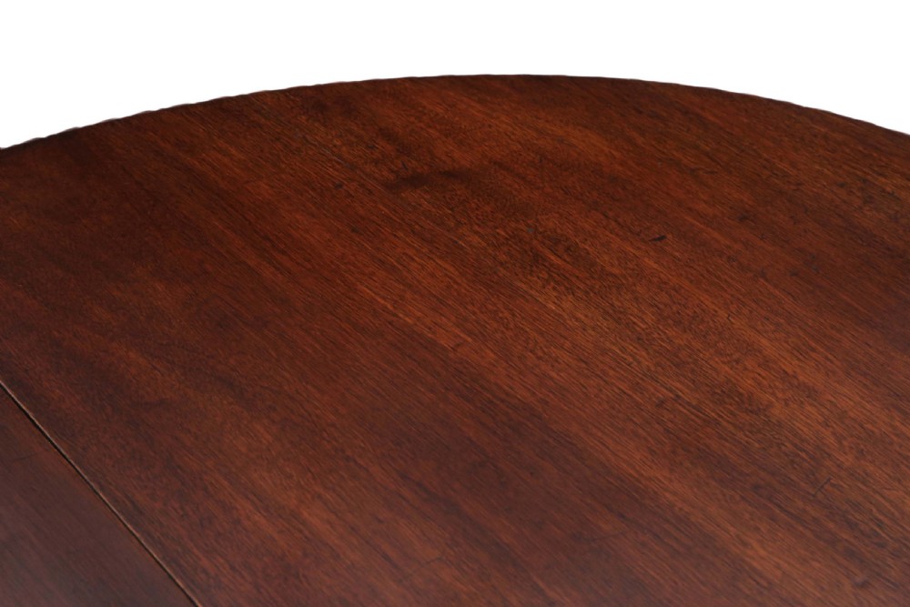 Antique fine quality ~6' mahogany wind out extending dining table C1900 View V