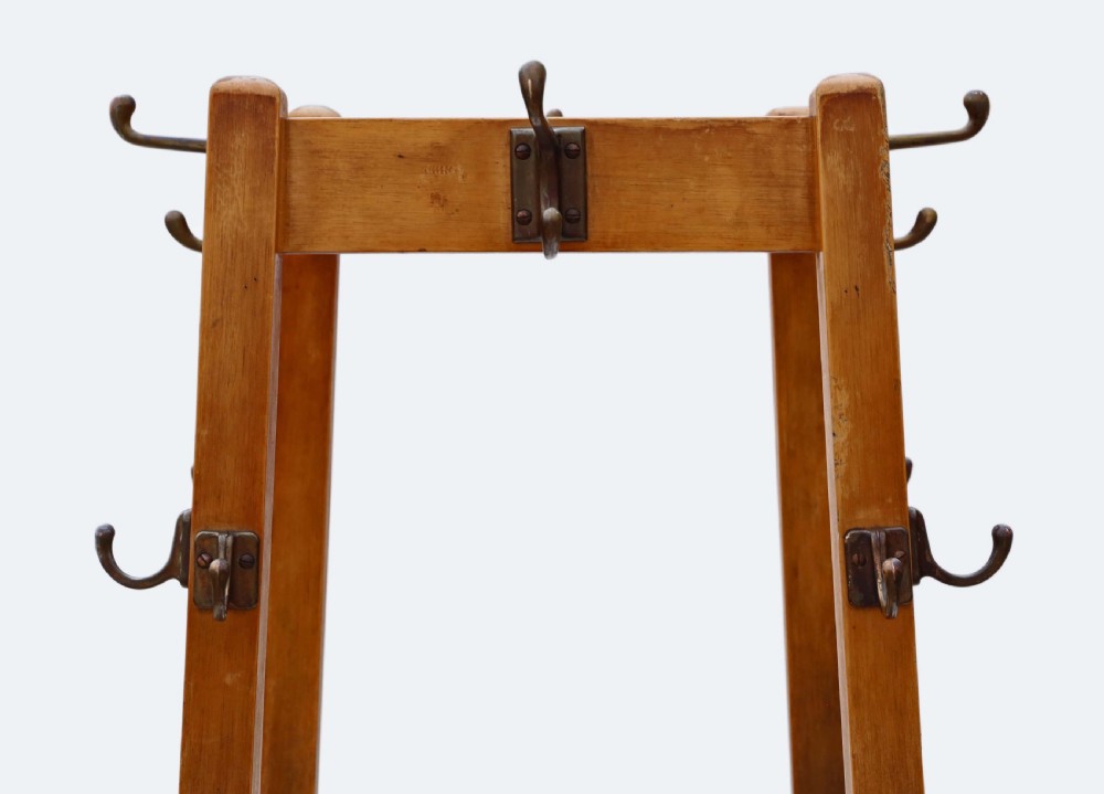 Antique quality early 20th Century hall coat stand C1930 View IV
