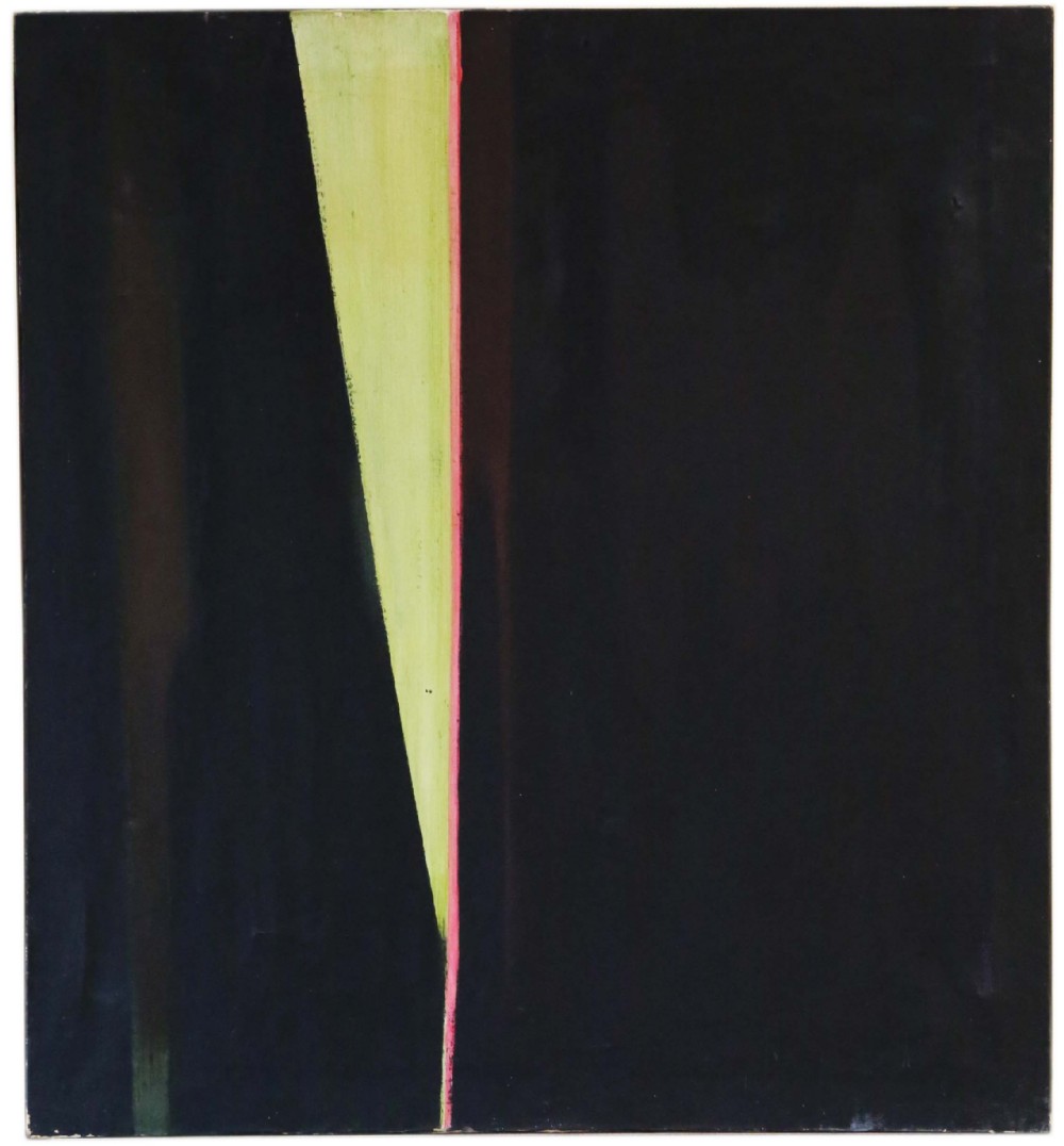 Large oil on canvas Painting Artwork Circle Manner of Mark Rothko C1960 Vintage Antique