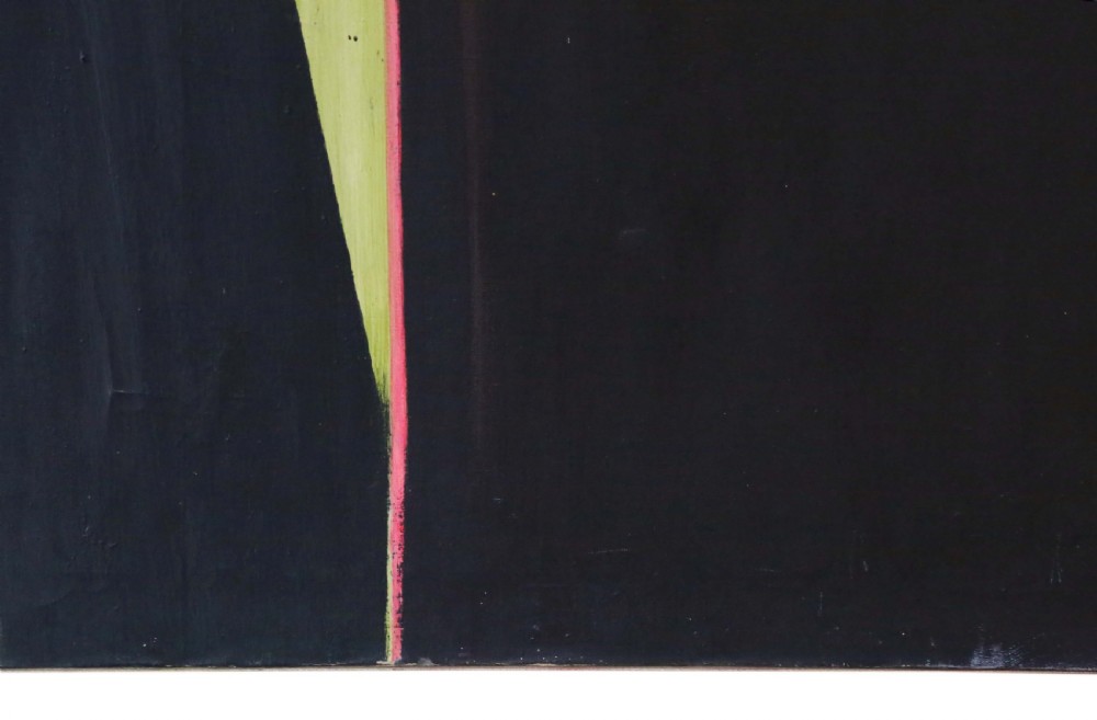 Large oil on canvas Painting Artwork Circle Manner of Mark Rothko C1960 Vintage Antique View V