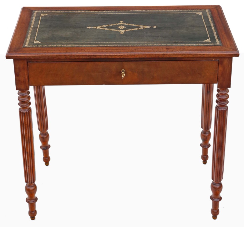 Antique quality mahogany writing table C1900