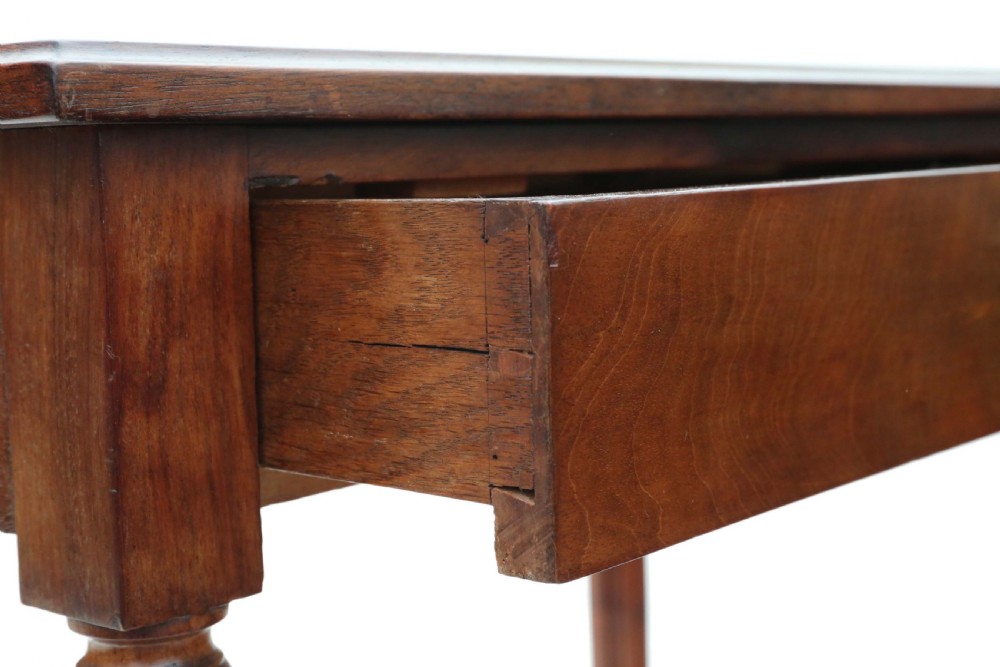 Antique quality mahogany writing table C1900 View VII