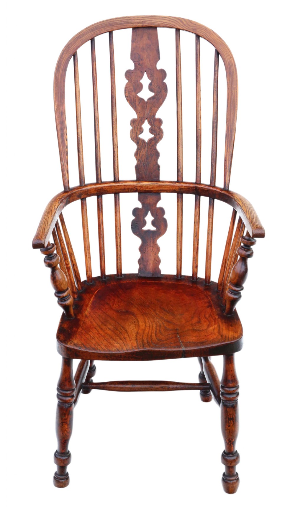 Antique quality Victorian C1860 ash and elm Windsor chair