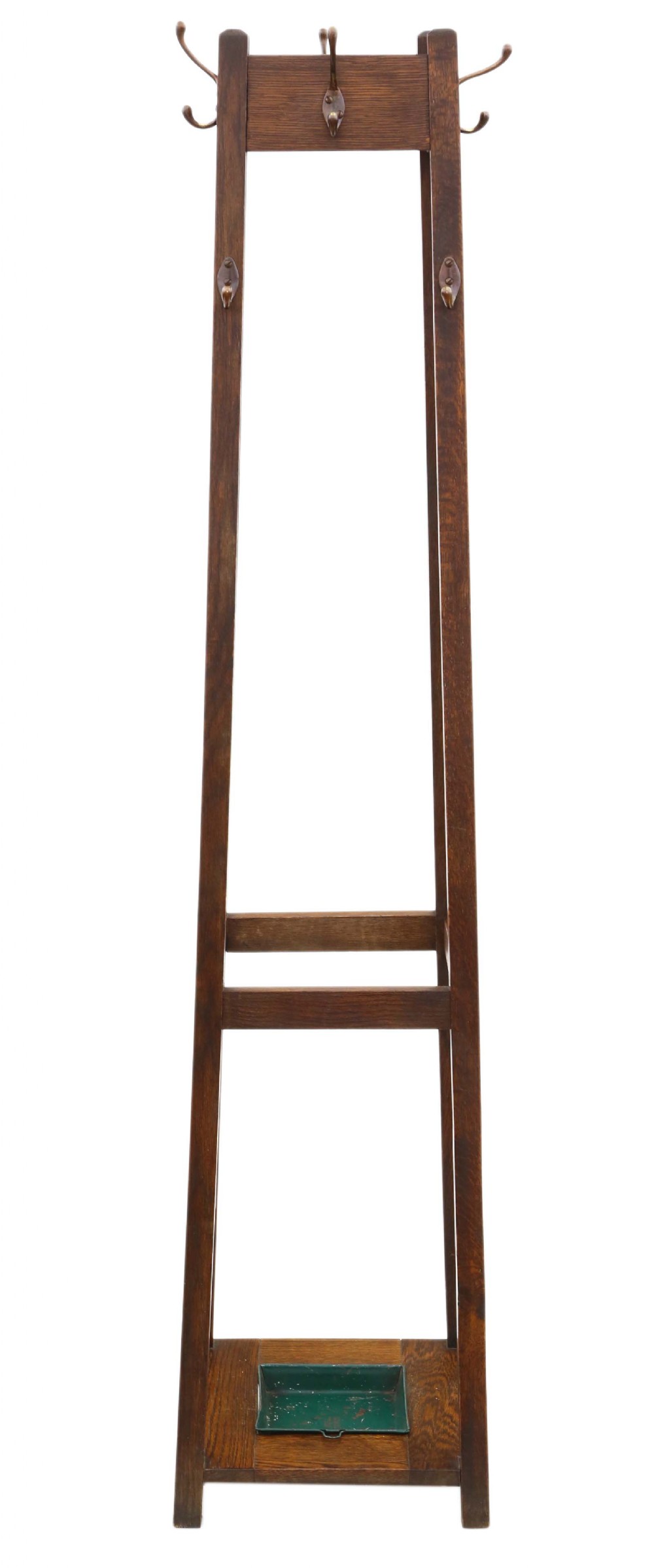 Antique quality Early 20th Century hall stand for coats hats sticks and umbrellas