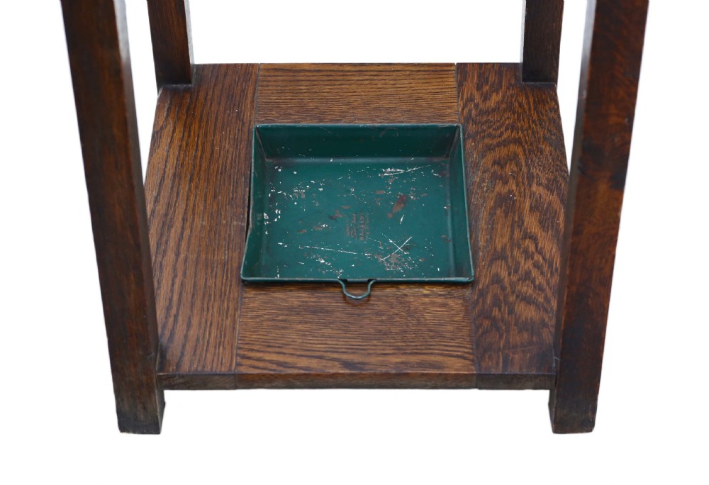 Antique quality Early 20th Century hall stand for coats hats sticks and umbrellas View III
