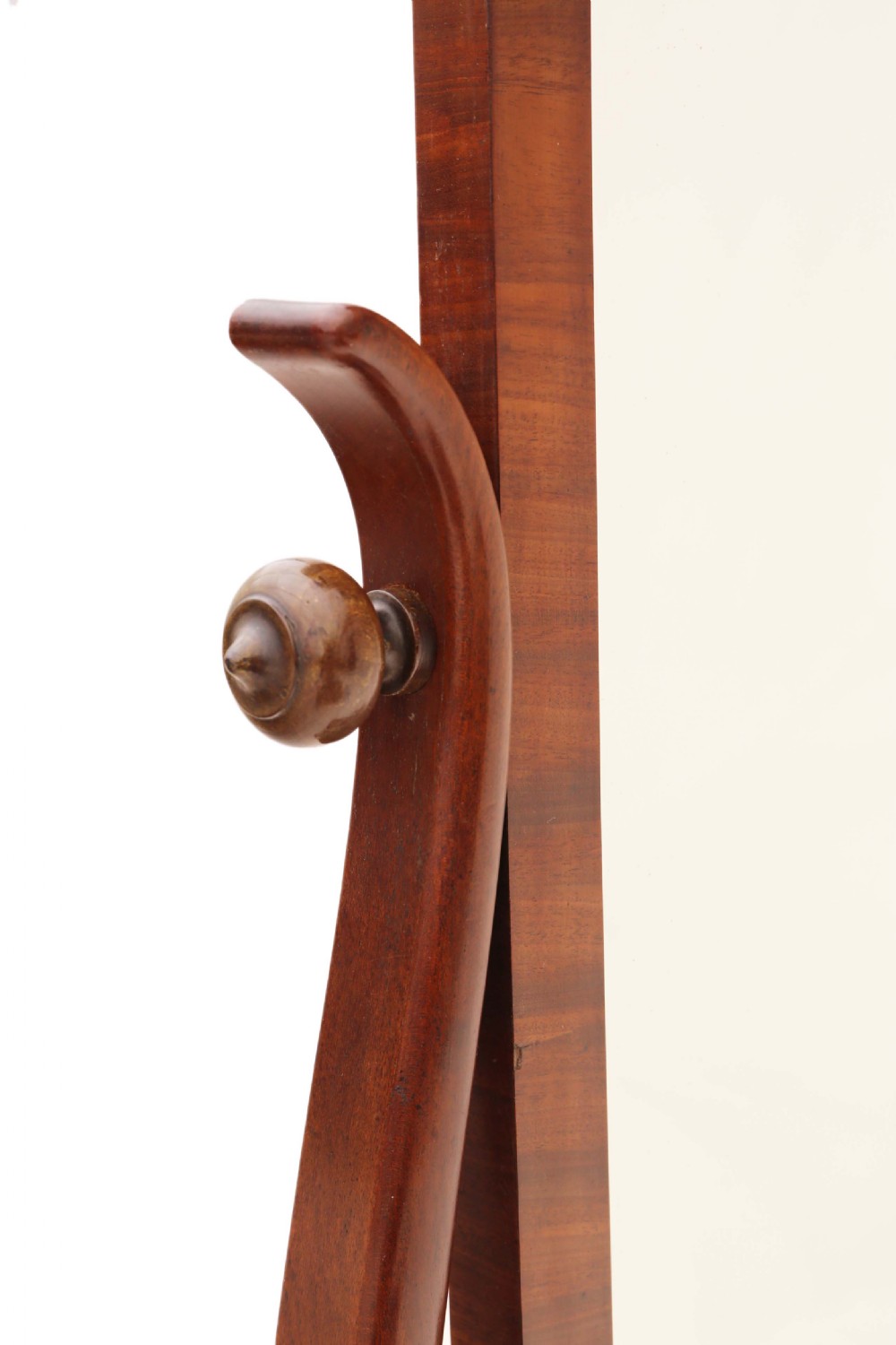 Antique Regency C1825 mahogany dressing table swing mirror View VI