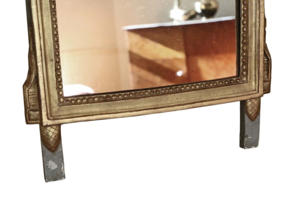 Antique quality early 19th Century gilt overmantle wall mirror View IV