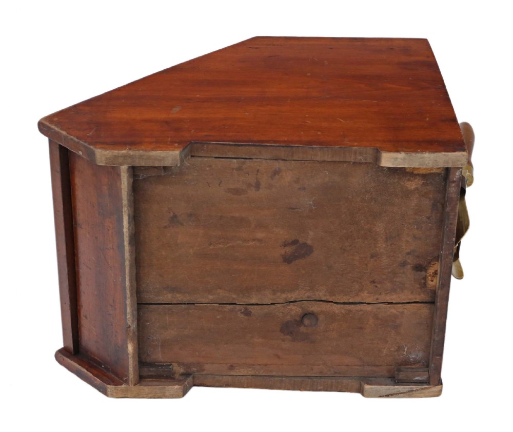 Antique quality Art Nouveau mahogany perdonium coal scuttle box C1910 View VIII