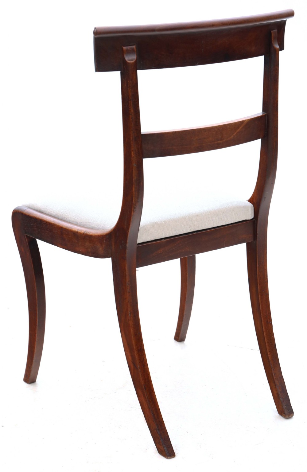 Antique fine quality set of eight Regency mahogany dining chairs 19th Century View VI