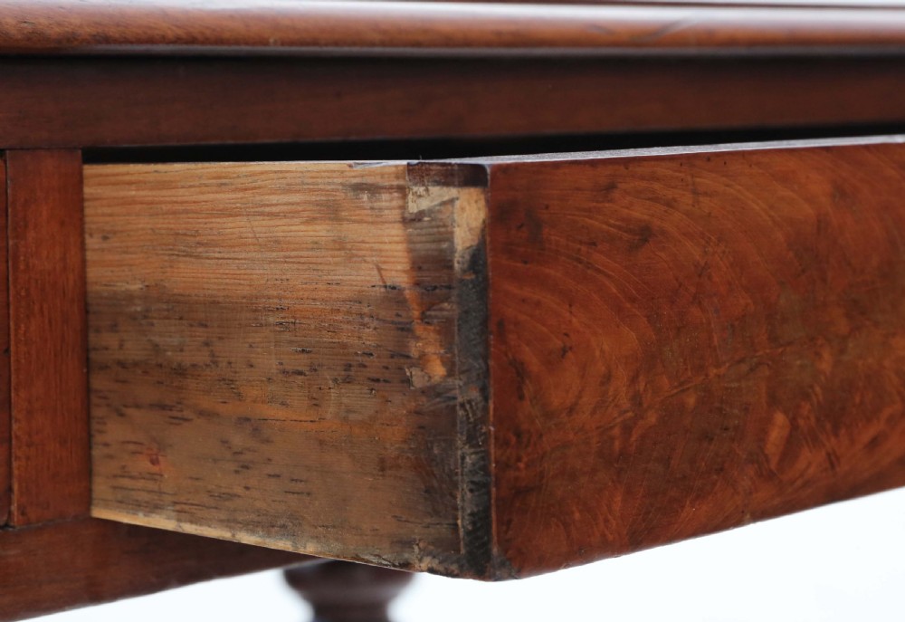 Antique quality 19th Century mahogany writing and dressing table View V
