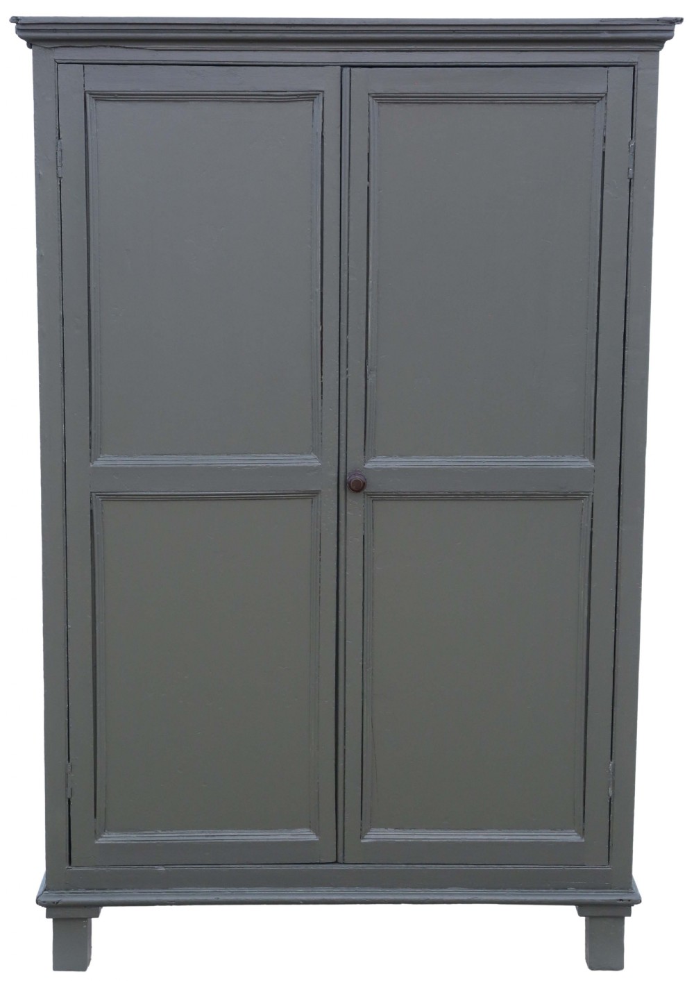 Antique quality 19th Century painted housekeeper's larder cupboard