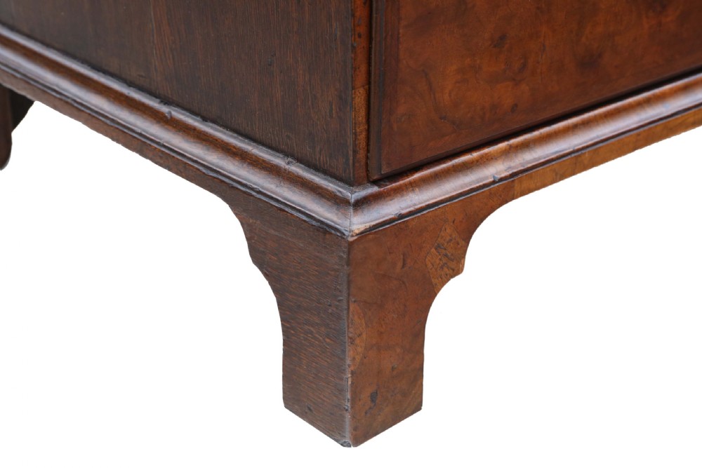 Antique 18th Century burr walnut tallboy chest on chest of drawers View VII