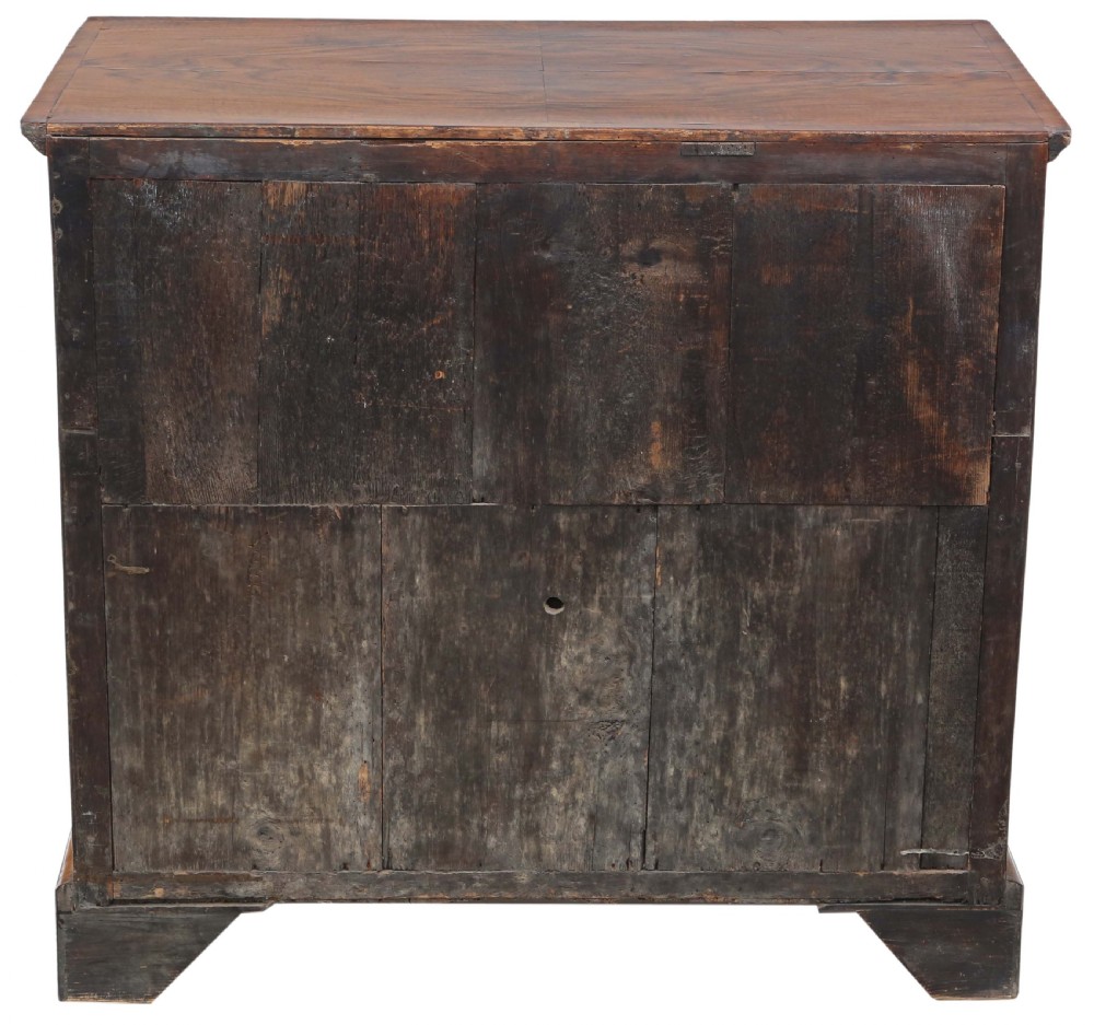 Antique fine quality 18th Century figured walnut chest of drawers View VI