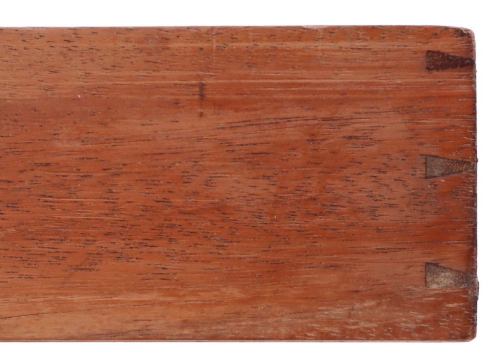 Antique fine quality 19th Century burr walnut library writing table View VI