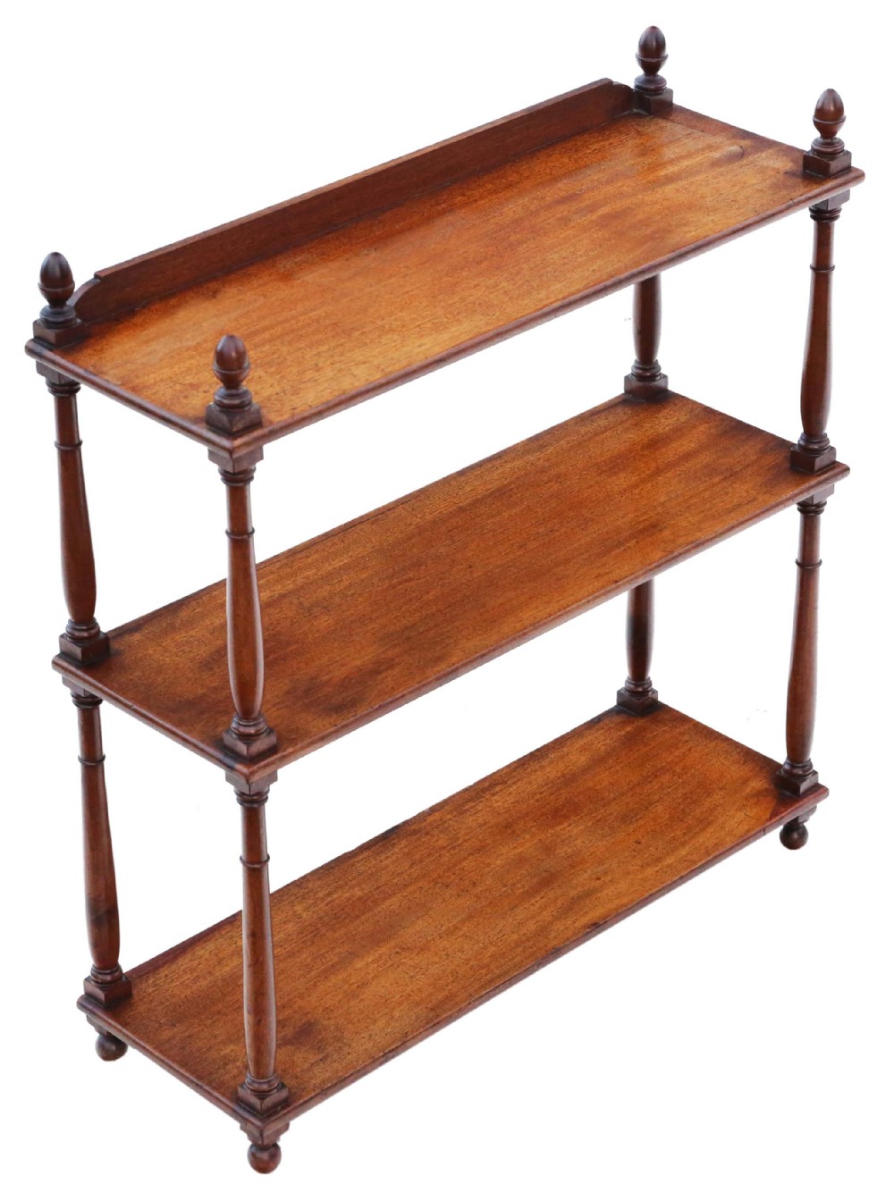 Antique fine quality 19th Century mahogany book shelves for floor or wall