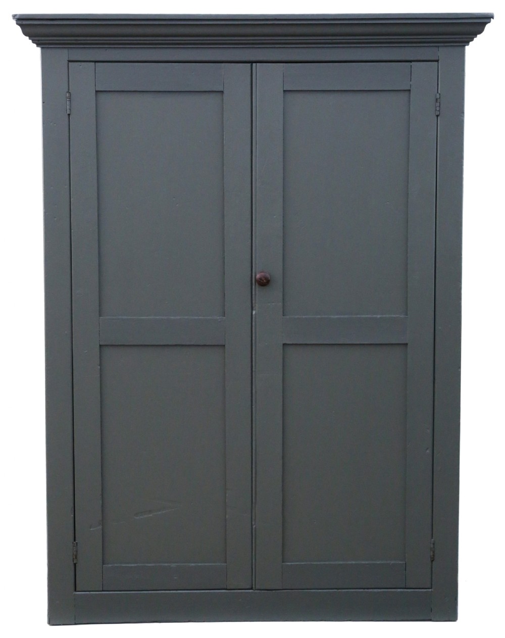 Antique quality painted housekeeper's larder cupboard 19th Century