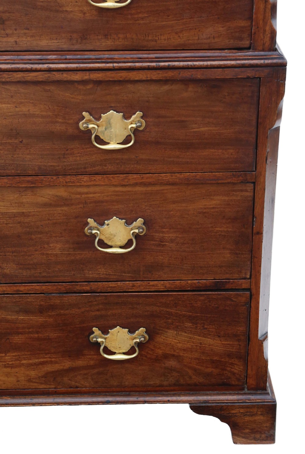 Antique 18th Century mahogany tallboy chest on chest of drawers  View III