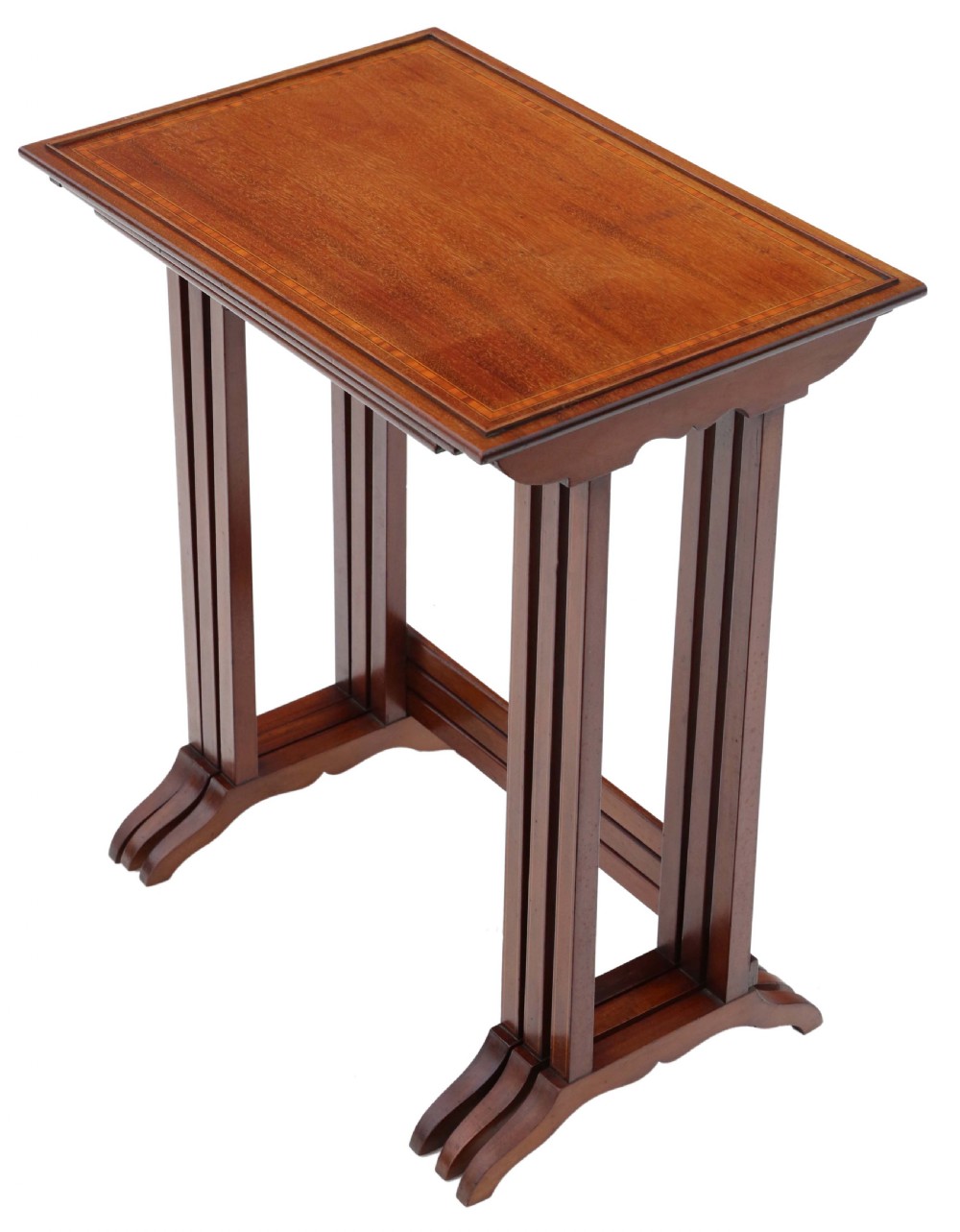 
Antique fine quality mahogany nest of 3 Edwardian C1905 tables