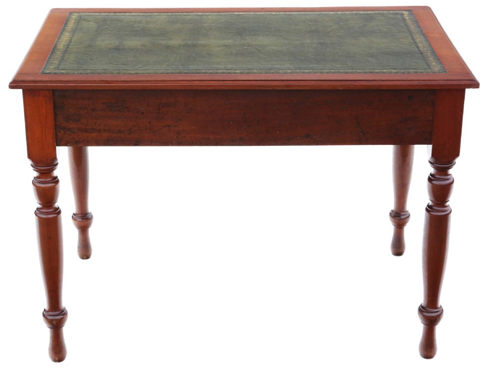 Antique late 19th Century mahogany writing table View VI