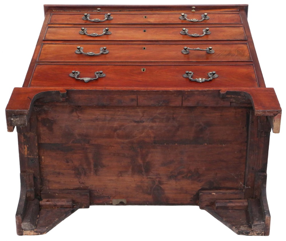 Antique fine quality Georgian 18th Century mahogany batchelor's chest of drawers View VII