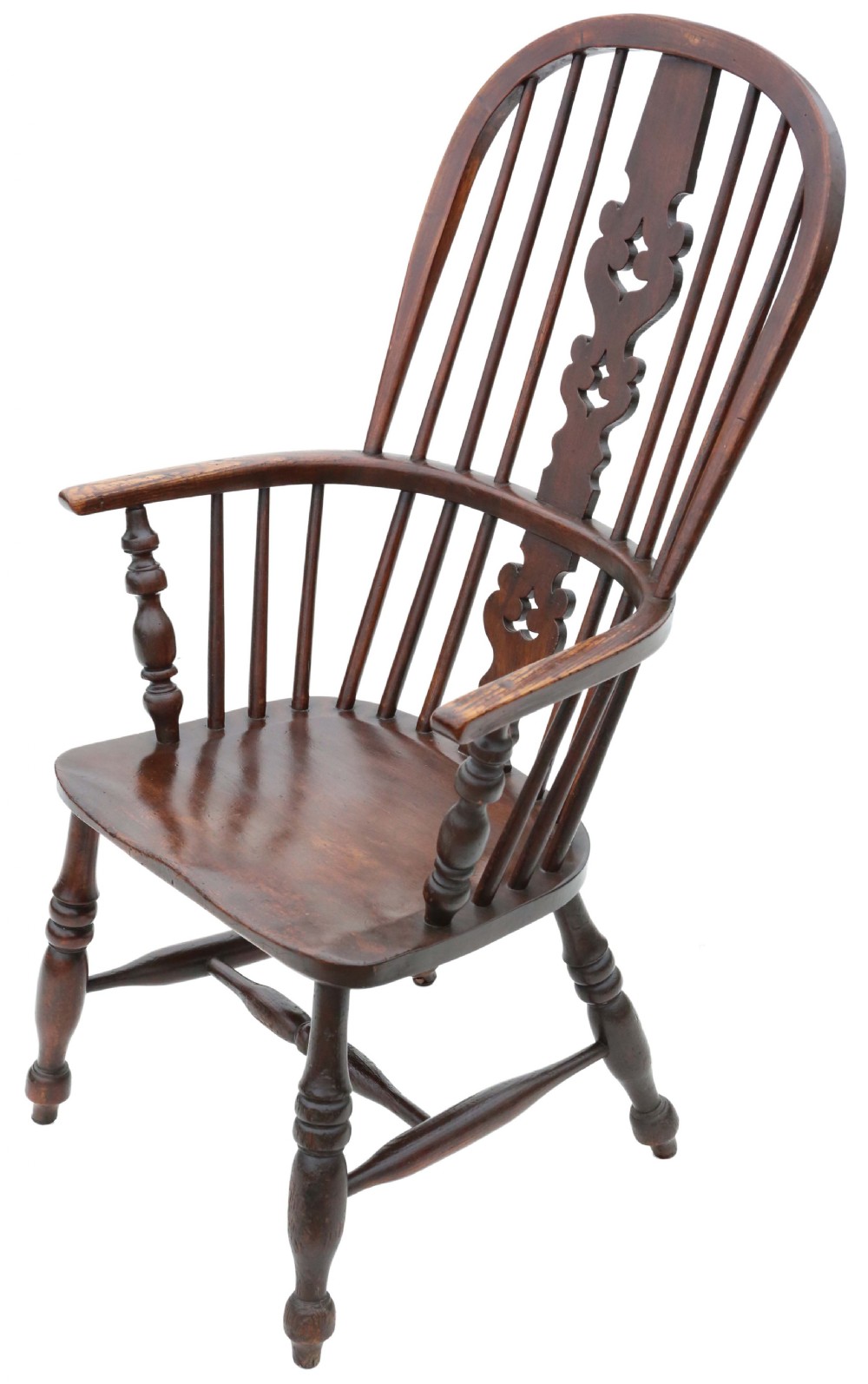 Antique quality ash and elm Windsor chair View II