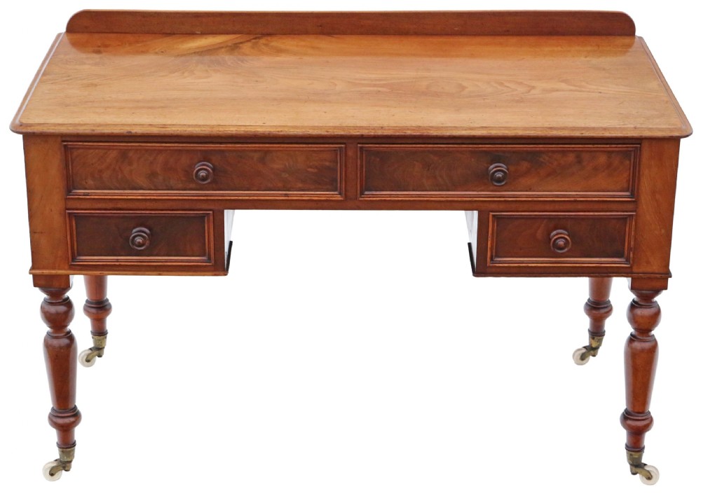 
Antique fine quality 19th Century mahogany writing table