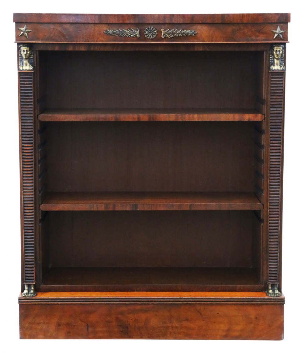 Antique fine quality 19th Century mahogany adjustable bookcase